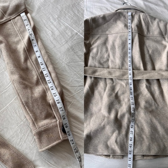 NWT ZARA Oversized Utility Shacket Chore Coat XS with Belt - Picture 14 of 16